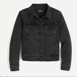 J. Crew Classic Denim Jacket in Black